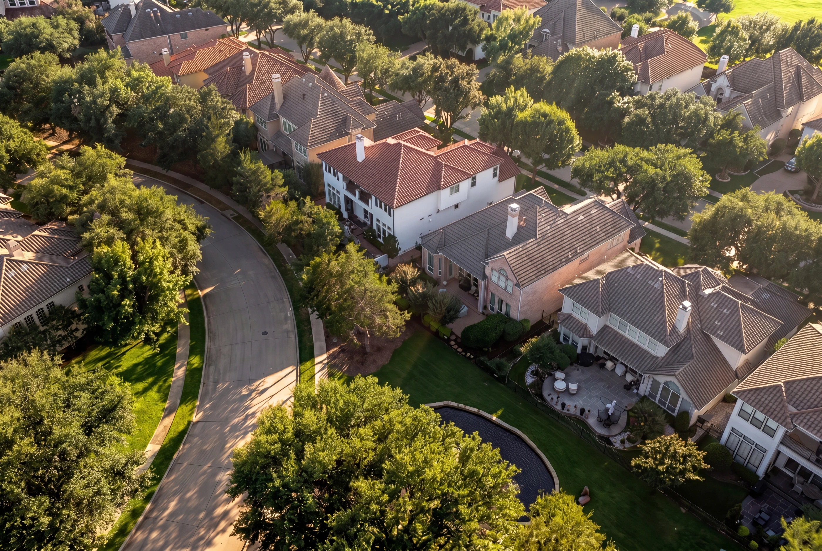 Fairway Vista neighborhood aerial