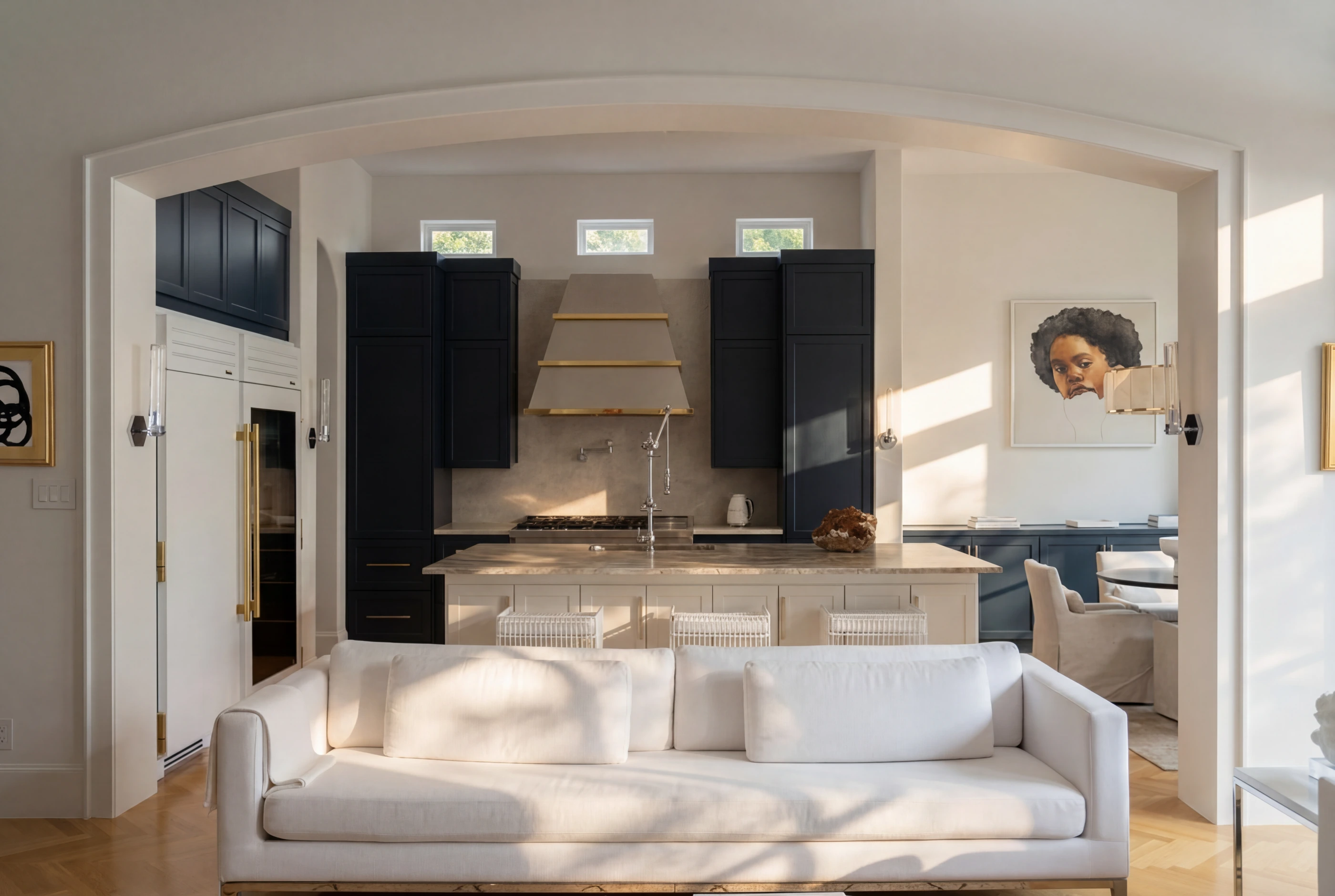 Kitchen with JenAire and TRUE appliances