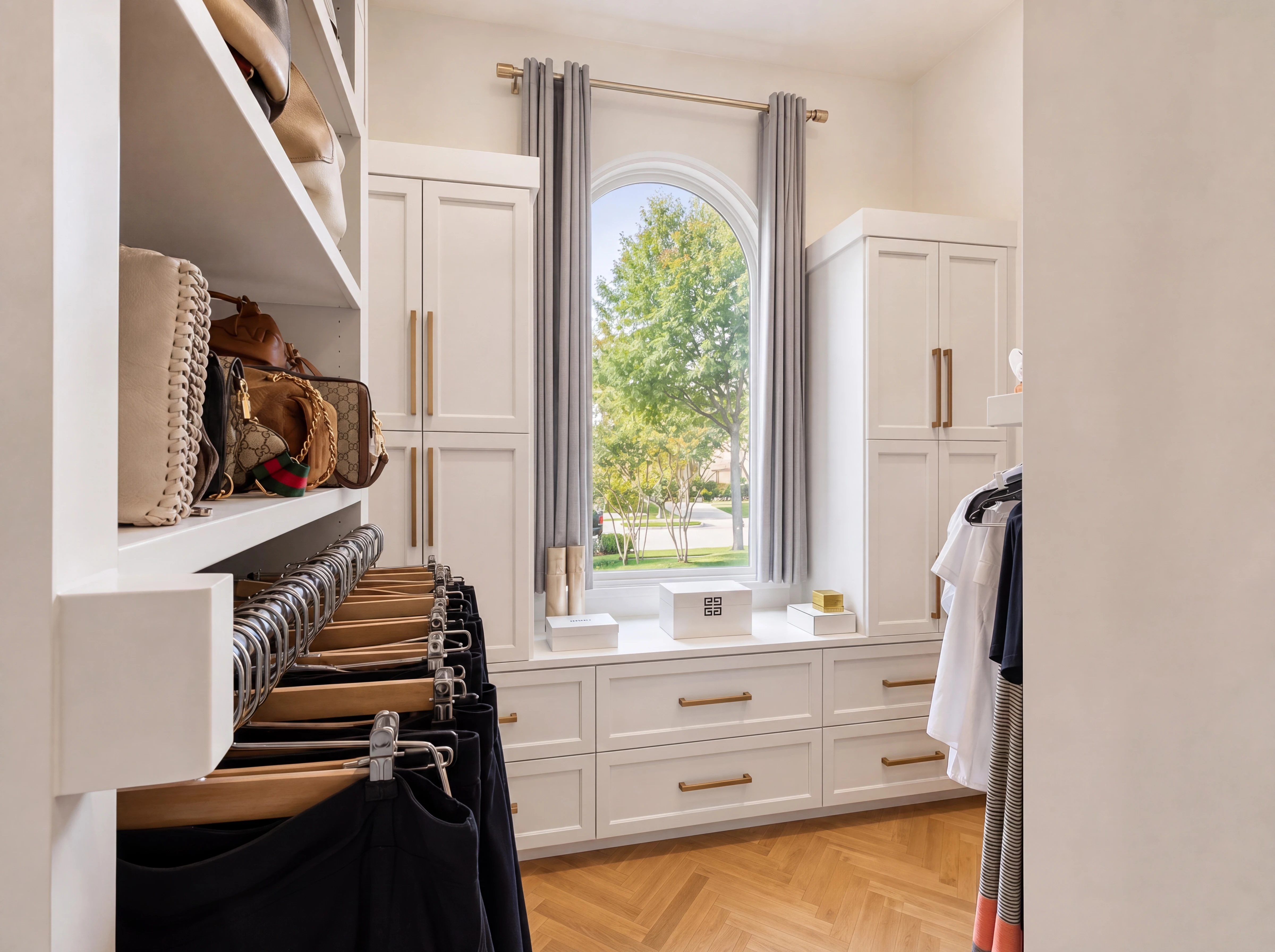 Primary walk-in closet