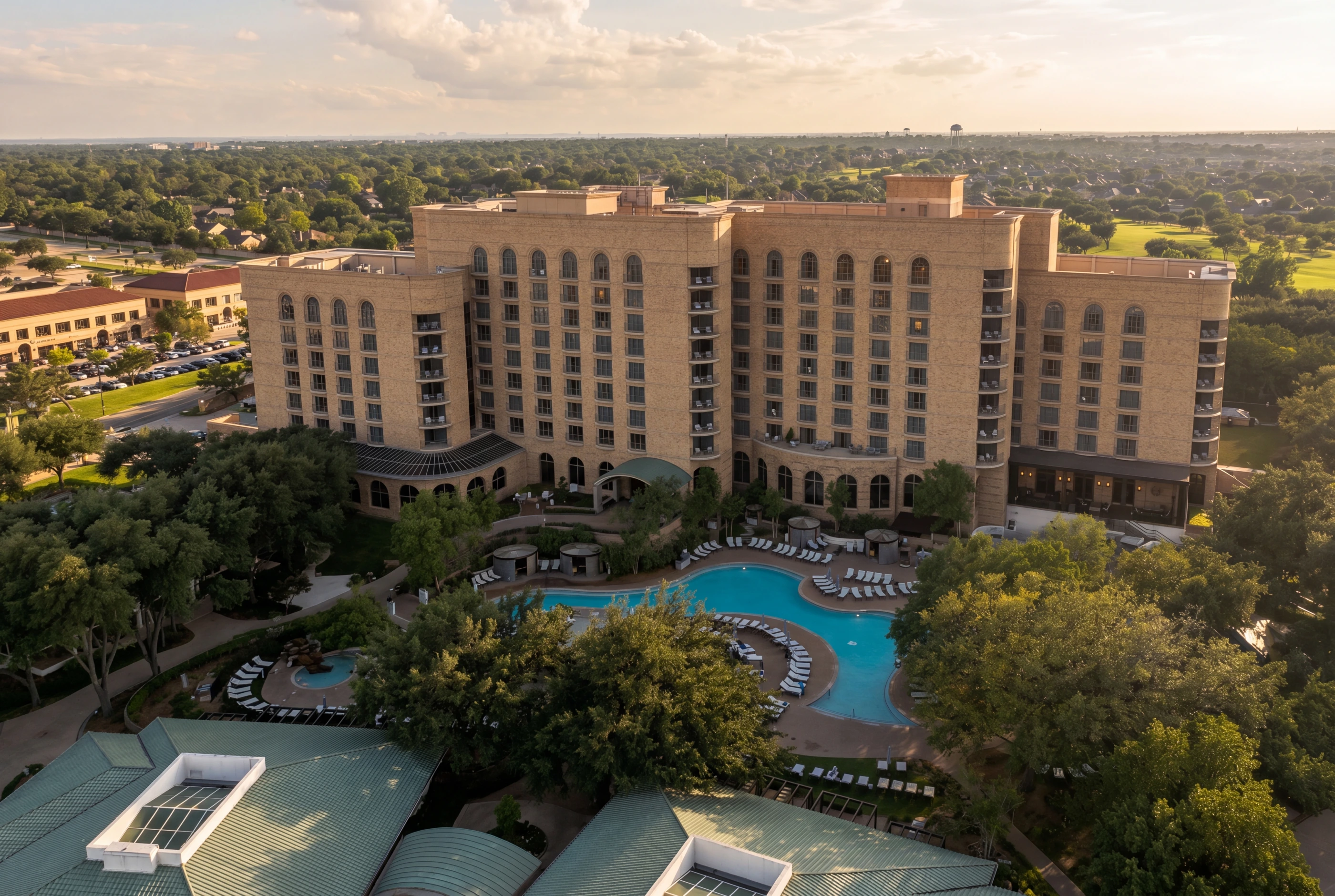 Ritz-Carlton pool from above