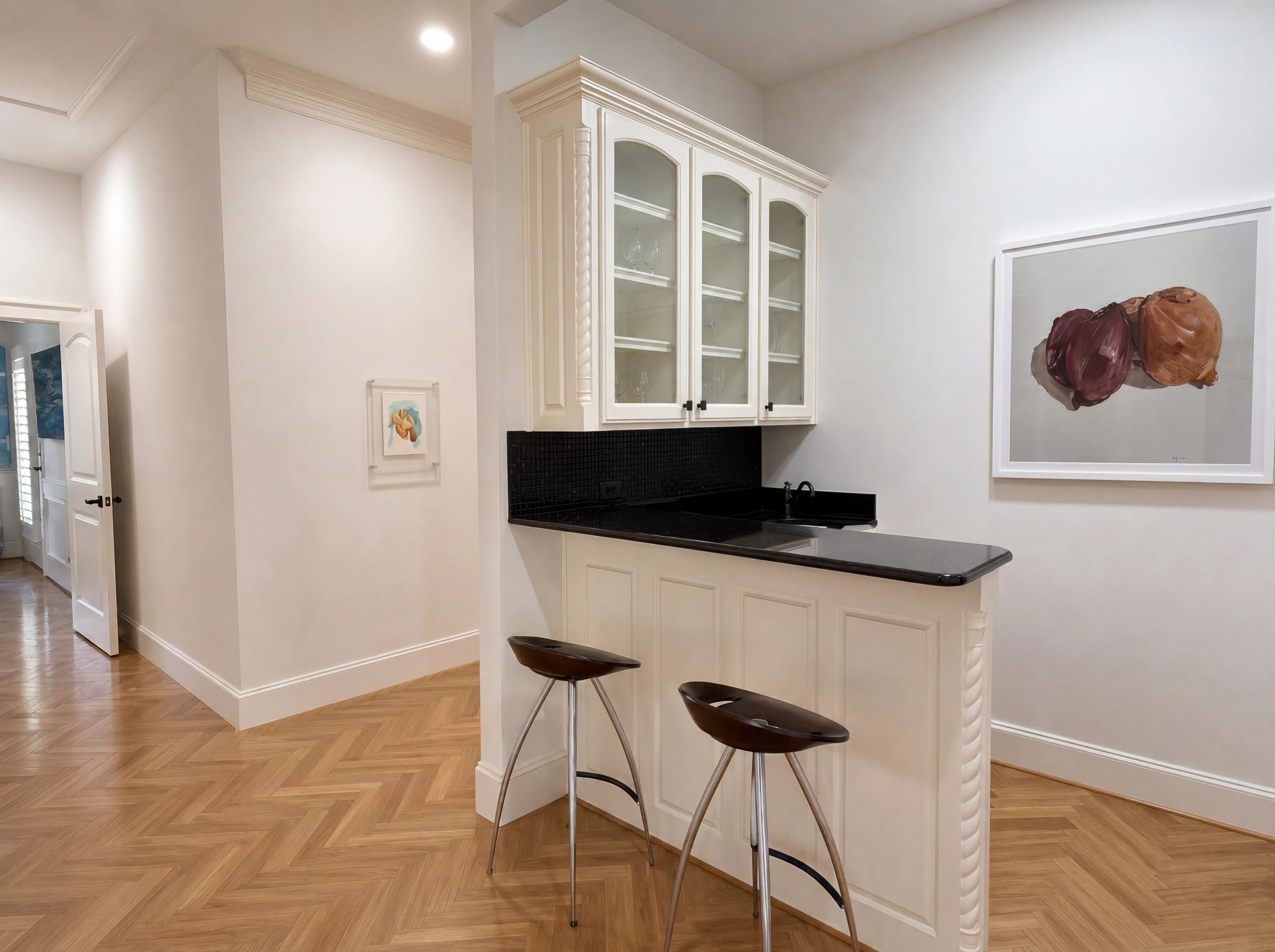 Upstairs wet bar