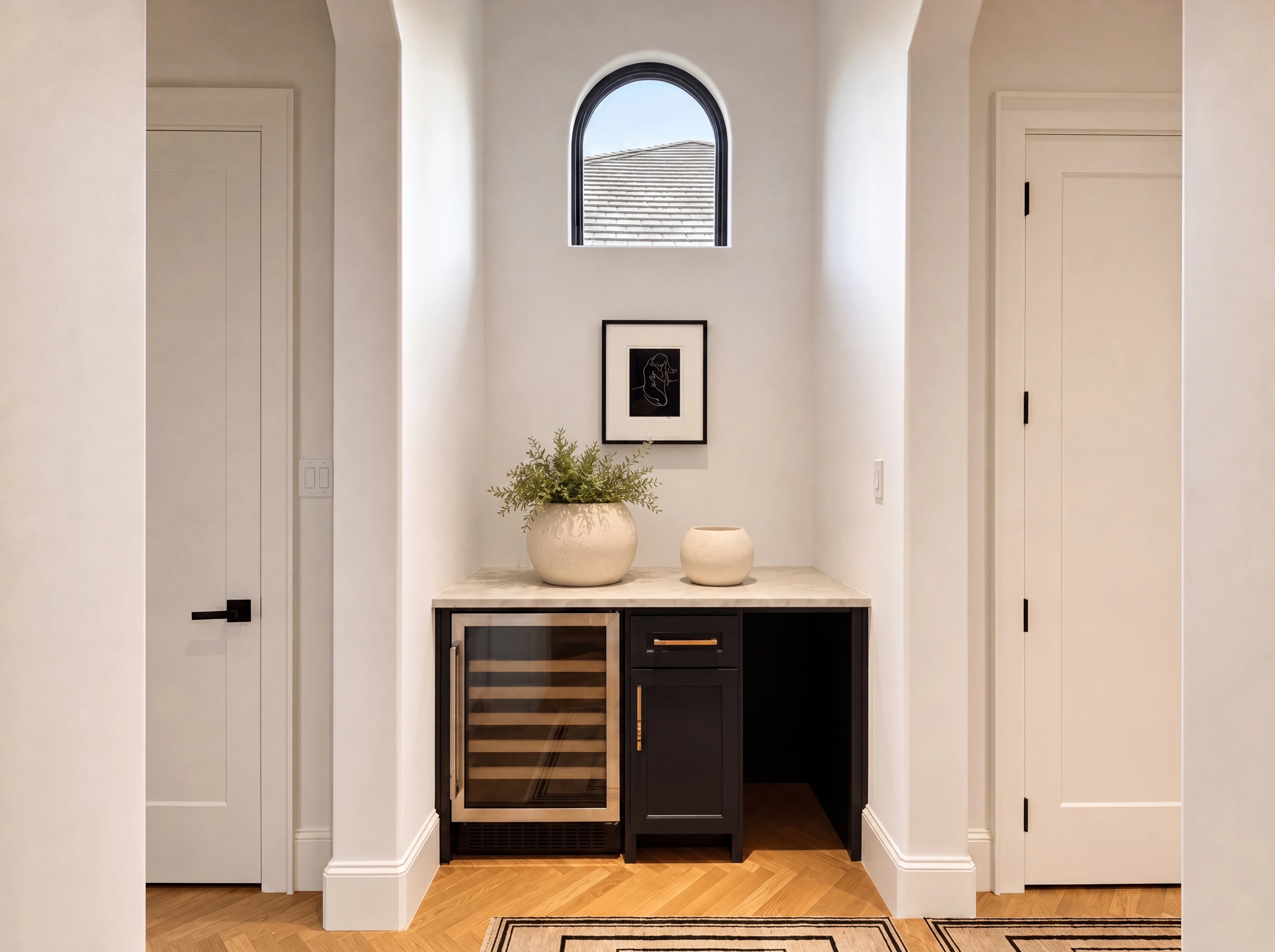 Built-in wine cooler